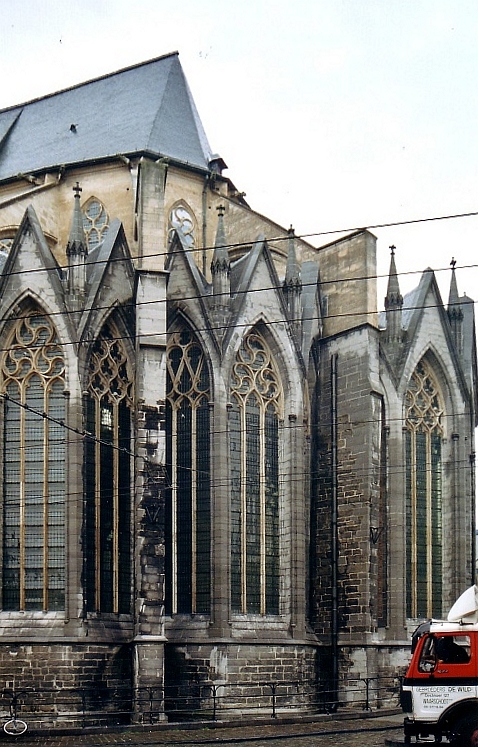 Gent, SintNiklaaskerk, 7, Blick von SO, Foto Heinz Theuerkauf.jpg